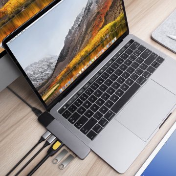 Hyper® HyperDrive™ - NET Hub for USB-C pro MacBook Pro - Space Grey