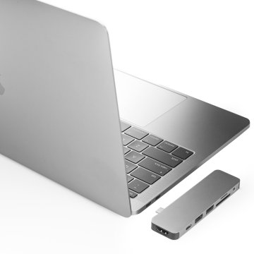 Hyper® HyperDrive™ - SOLO USB-C Hub pro MacBook & ostatní USB-C zařízení - Stříbrný