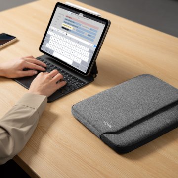 tomtoc Sleeve -  ochranné pouzdro pro iPad 10,9" / iPad Pro 11", šedá