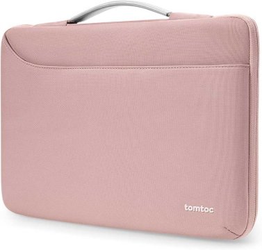 tomtoc Briefcase - ochranné pouzdro pro MacBook Pro 14" / 13" / iPad Pro 12,9", růžová
