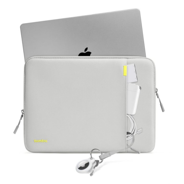 tomtoc Sleeve - ochranné pouzdro pro MacBook Pro 14" / Air 13" / iPad Pro 12,9", šedá