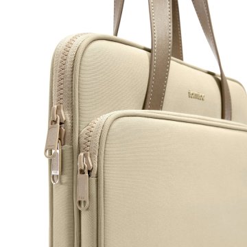 tomtoc Shoulder Bag - ochranné pouzdro pro MacBook Pro 14" / Air / Pro 13" / iPad Pro 12,9", khaki