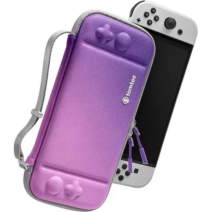 tomtoc FancyCase - ochranné pouzdro pro Nintendo Switch / OLED, fialová