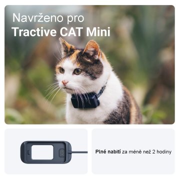Tractive CAT Mini - Nabíjecí kabel, tmavěmodrý