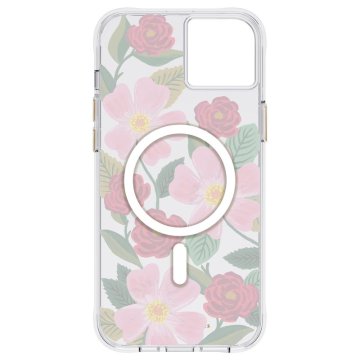 Case Mate Rifle Paper Rose Garden - ochranný kryt s MagSafe pro iPhone 14 Plus