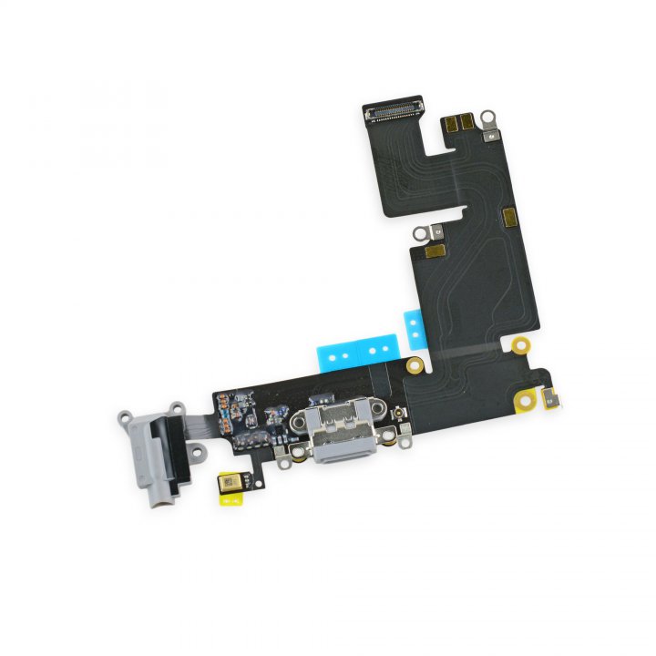 Nabíjecí konektor pro Apple iPhone 6 Plus - šedý