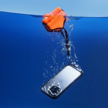 Catalyst Total Protection case, voděodolné a nárazuvzdorné pouzdro pro iPhone 15 Pro Max, šedé