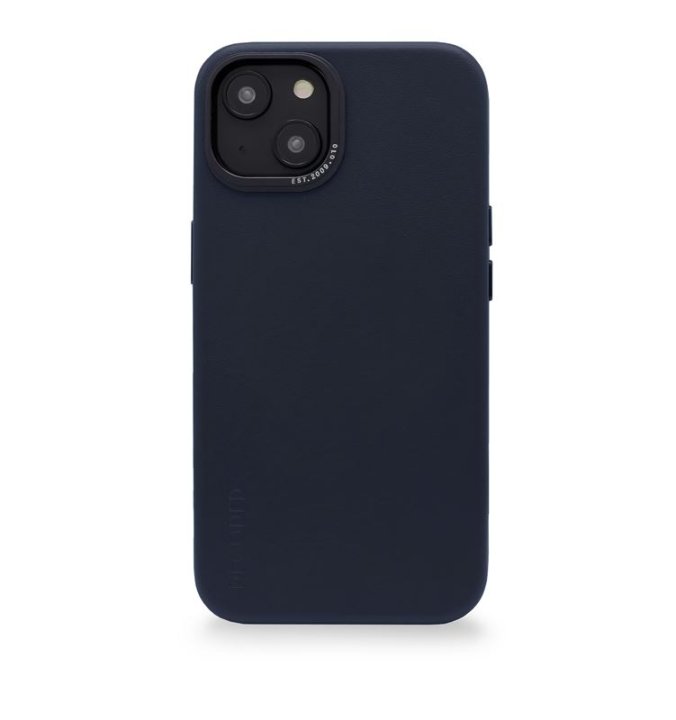Decoded Leather BackCover - ochranný kryt pro iPhone 14, modrá