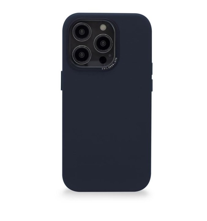 Decoded Leather BackCover - ochranný kryt pro iPhone 14 Pro, modrý