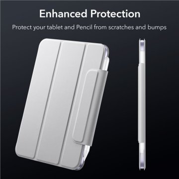 ESR Rebound Magnetic Case - ochranný kryt pro iPad mini 6, šedá