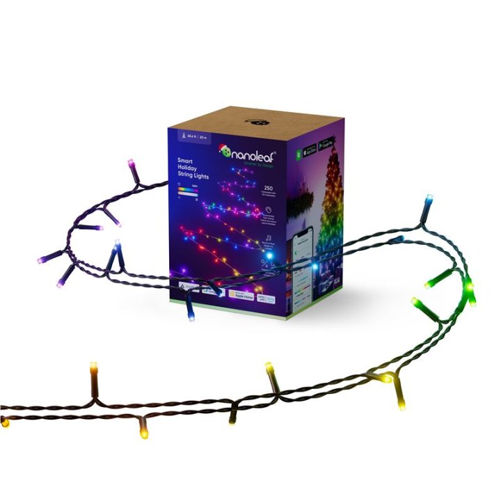Nanoleaf Essentials Smart Holiday String Lights, Starter kit 20m - Chytrá vánoční světla