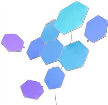 Nanoleaf Shapes Hexagons Starter Kit 9 Panels - sada 5 mini panelů