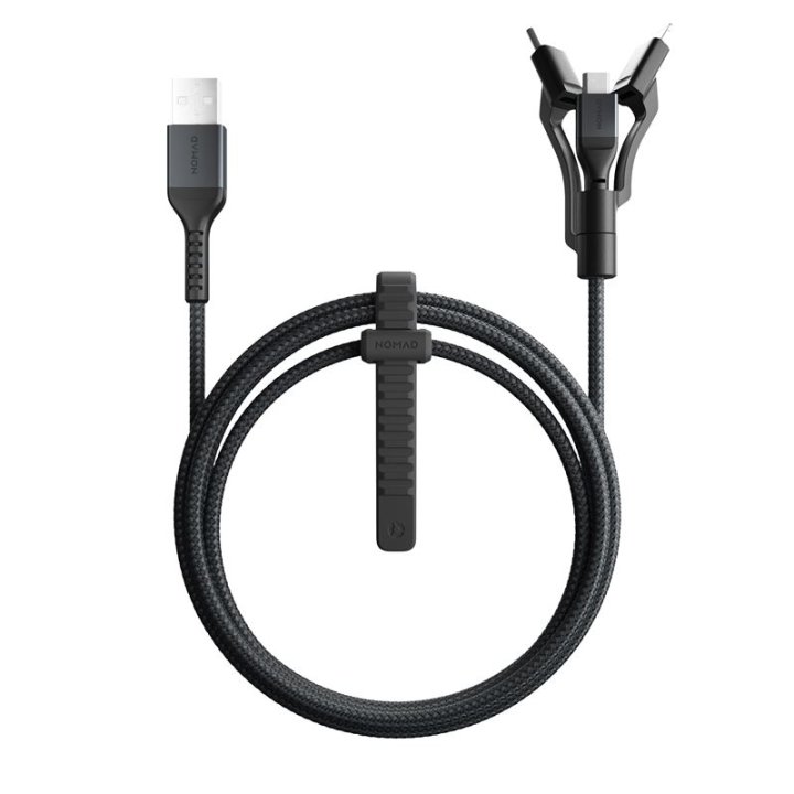 Nomad Kevlar Universal USB-A Cable 1.5m - nabíjecí kabel, černý