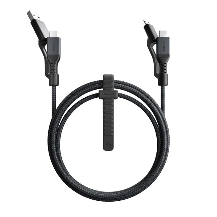 Nomad Kevlar Universal USB-C Cable 1.5m - nabíjecí kabel, černý