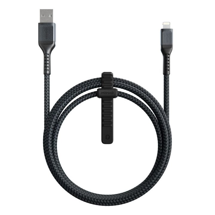 Nomad Kevlar USB-A Lightning Cable 1.5m - nabíjecí kabel, černý