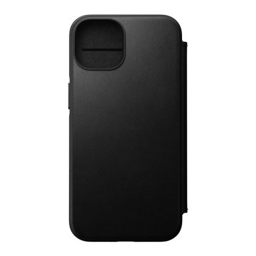 Nomad Leather MagSafe Folio - ochranný kryt s MagSafe pro iPhone 14, černá