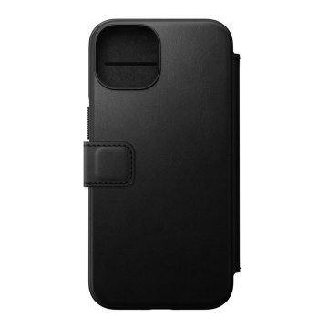 Nomad Leather MagSafe Folio - ochranný kryt s MagSafe pro iPhone 14, černá