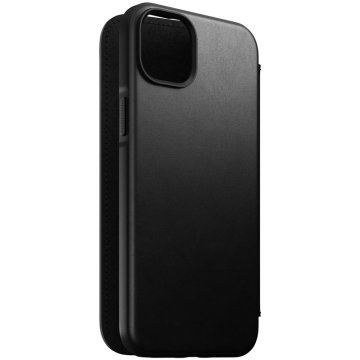 Nomad Leather MagSafe Folio - ochranný kryt s MagSafe pro iPhone 14 Plus, black