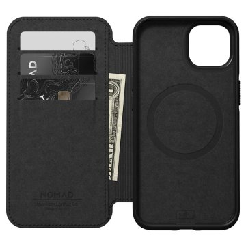 Nomad MagSafe Rugged Folio - ochranný kryt s MagSafe pro iPhone 13, černá