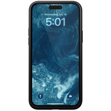 Nomad Modern Leather Case - ochranný kryt s MagSafe pro iPhone 15 Plus, hnědá