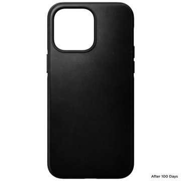 Nomad Modern Leather MagSafe Case - ochranný kryt s MagSafe pro iPhone 14 Pro Max, černá