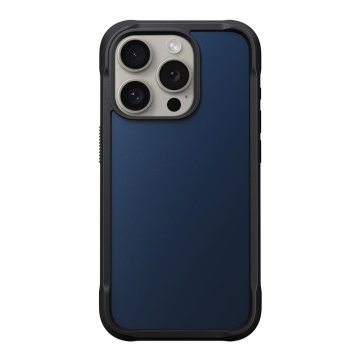 Nomad Rugged Case - ochranný kryt s MagSafe pro iPhone 15 Pro, modrá