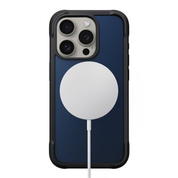 Nomad Rugged Case - ochranný kryt s MagSafe pro iPhone 15 Pro, modrá