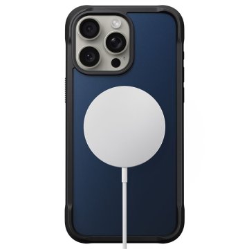 Nomad Rugged Case - ochranný kryt s MagSafe pro iPhone 15 Pro Max, modrá