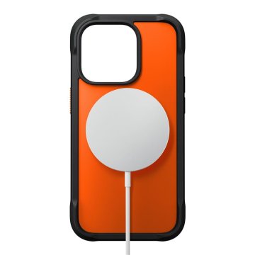 Nomad Rugged Case - ochranný kryt s MagSafe pro iPhone 14 Pro, oranžová