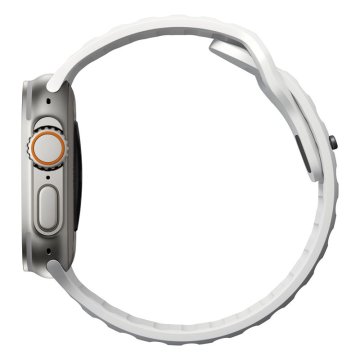 Nomad Sport Strap M/L, white - řemínek pro Apple Watch 42 / 44 / 45 / 49 mm, bílý