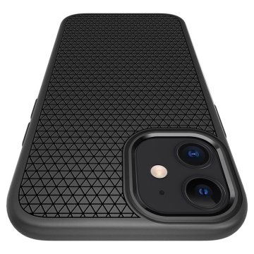 Spigen Liquid Air - ochranný kryt pro iPhone 12 mini, černá