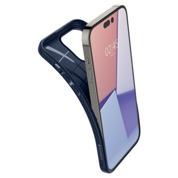 Spigen Liquid Air - ochranný kryt pro iPhone 14 Pro Max, modrá