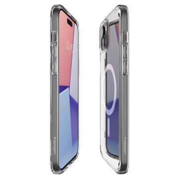 Spigen Ultra Hybrid - ochranný kryt s MagSafe pro iPhone 15, bílá
