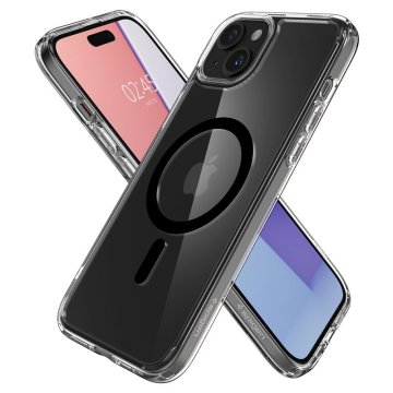 Spigen Ultra Hybrid - ochranný kryt s MagSafe pro iPhone 15 Plus, černá