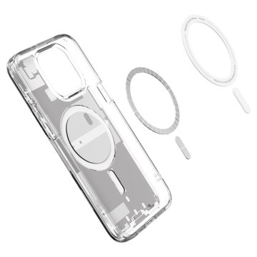 Spigen Ultra Hybrid zero one - ochranný kryt s MagSafe pro iPhone 15 Pro Max, bílý