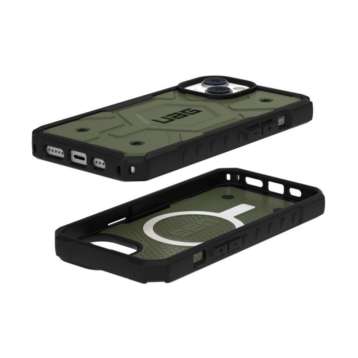 UAG Pathfinder - ochranný kryt s MagSafe pro iPhone 14, olivová