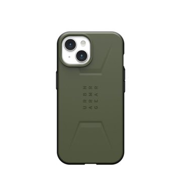 UAG Civilian - ochranný kryt s MagSafe pro iPhone 15, olivový