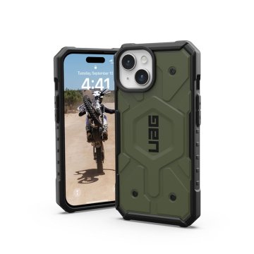 UAG Pathfinder - ochranný kryt s MagSafe pro iPhone 15, olivový