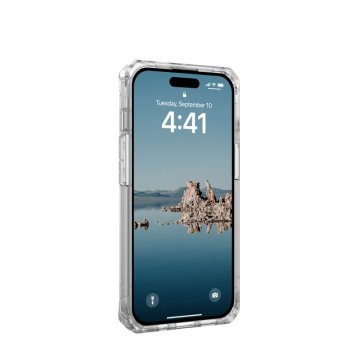 UAG Plyo - ochranný kryt s MagSafe pro iPhone 15, bílá/stříbrná