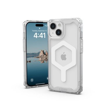 UAG Plyo - ochranný kryt s MagSafe pro iPhone 15, čirá/bílá