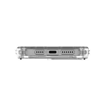 UAG Plyo - ochranný kryt s MagSafe pro iPhone 15 Pro Max, čirý/stříbrný