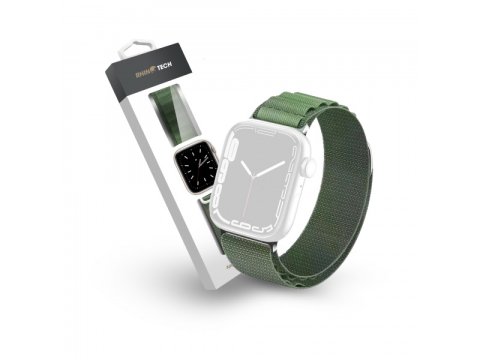 RhinoTech řemínek Ultra Alpine Loop pro Apple Watch 42/44/45/49mm, zelená