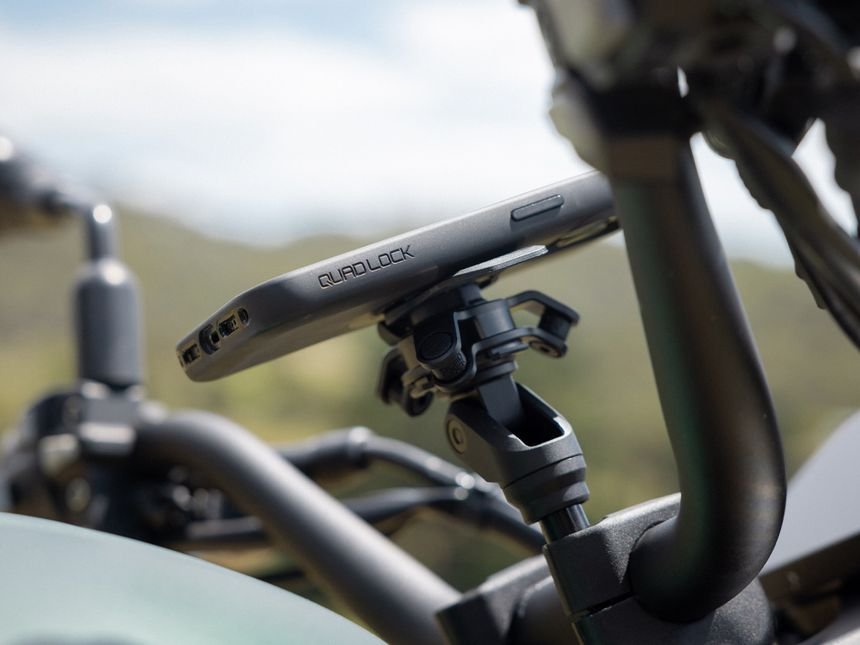 Quad Lock Motorcycle Handlebar Clamp Mount - Držák mobilního telefonu na motorku