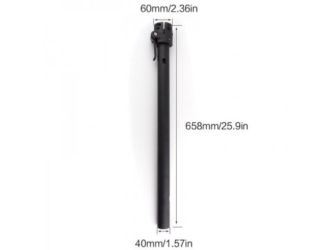 Nastavitelná nosná tyč řidítek pro Xiaomi Scooter Black (OEM)