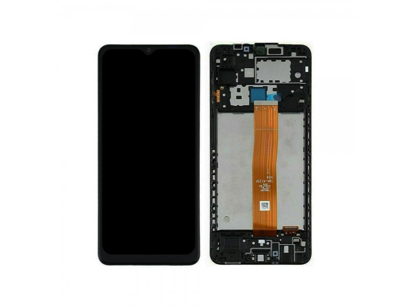 LCD + dotyk + rámeček pro Samsung Galaxy A12 A125 2020 černá (Refurbished)
