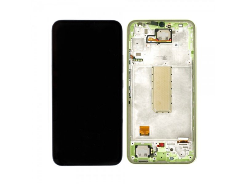 LCD + dotyk + rámeček pro Samsung Galaxy A34 5G A346 zelená (Service Pack)