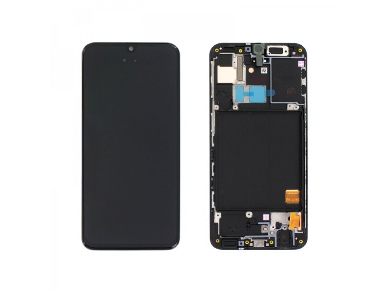LCD + dotyk + rámeček pro Samsung Galaxy A40 A405 černá (Service Pack)