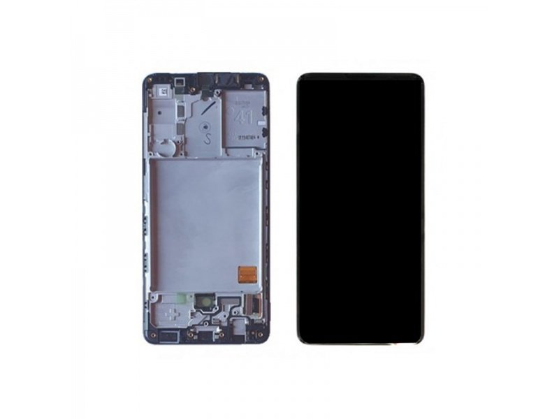LCD + dotyk + rámeček pro Samsung Galaxy A41 A415F černá (Service Pack)