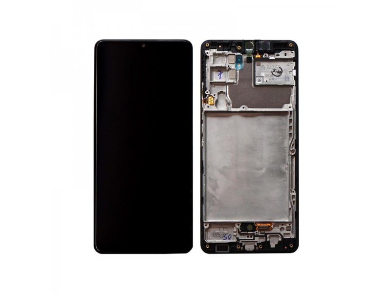 LCD + dotyk + rámeček pro Samsung Galaxy A42 5G A426B Prism Dot černá (Service Pack)