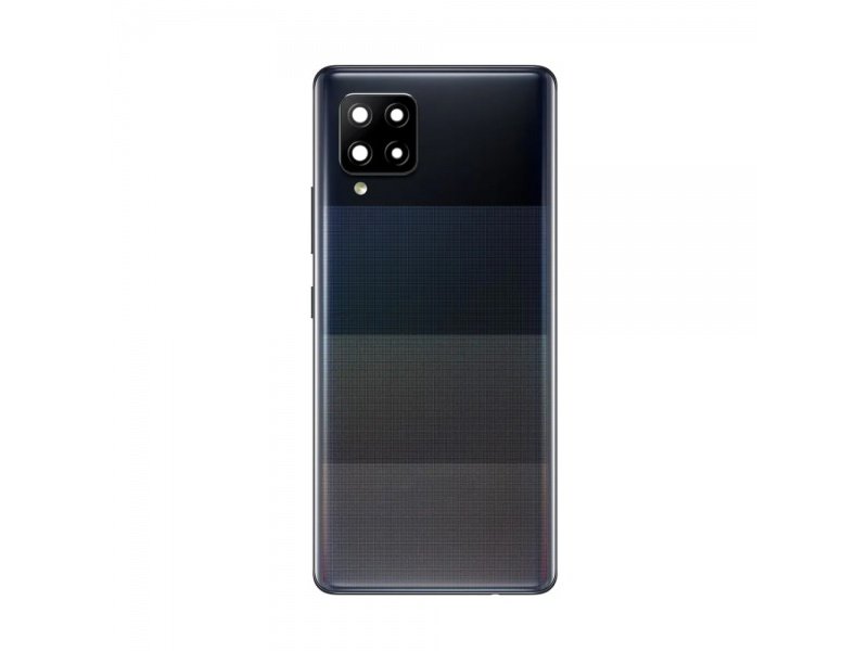 Zadní kryt + čočky + rámeček pro Samsung Galaxy A42 5G A426B černá (OEM)